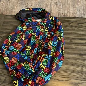 Female Gucci psychedelic windbreaker